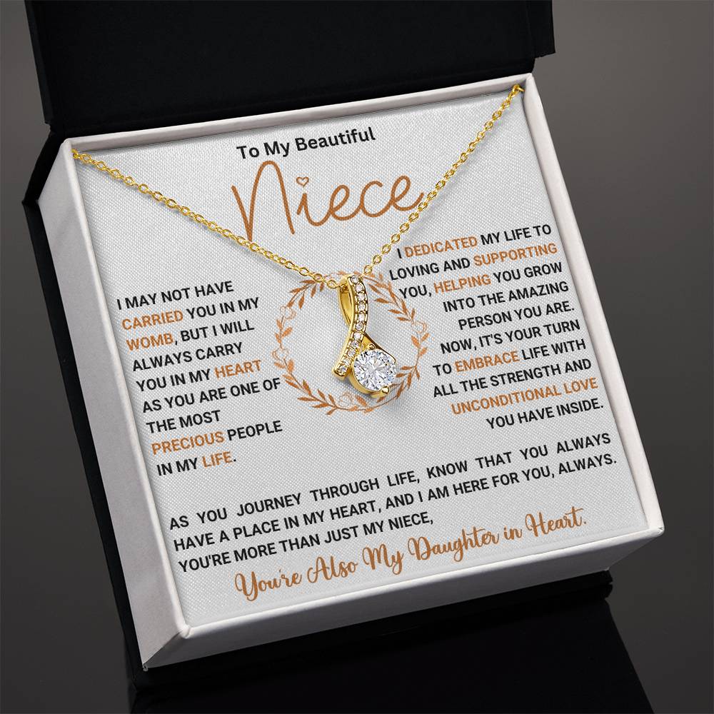 To my niece necklace sales