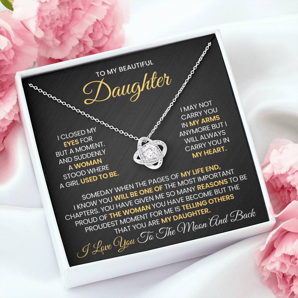 Love Knot Necklace for Daughter - 50% Off – Gorsefy